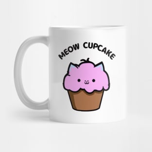Meow Cupcake - Kawaii cat and cup cake Mug